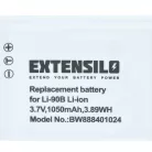 VHBW Akku Olympus Li-92B, Li-90B - 1050 mAh 3,7 V Li-Ion