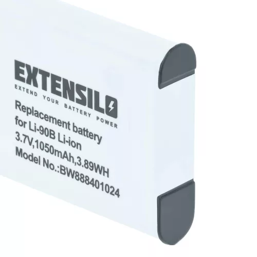 VHBW Akku Olympus Li-92B, Li-90B - 1050 mAh 3,7 V Li-Ion