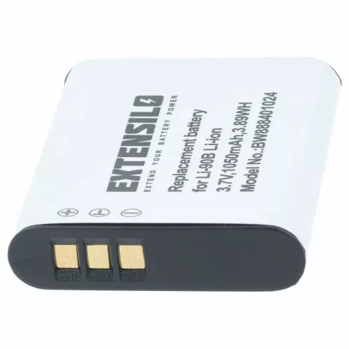 VHBW Akku Olympus Li-92B, Li-90B - 1050 mAh 3,7 V Li-Ion