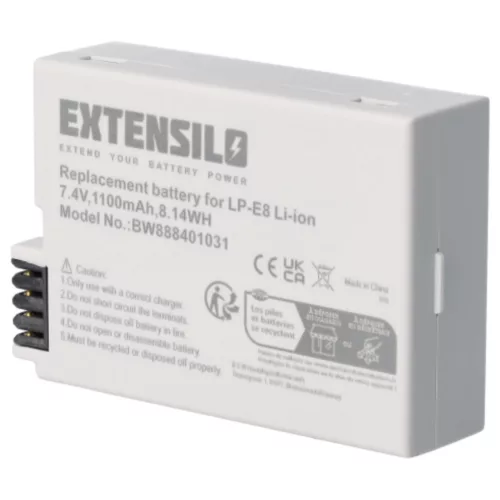 VHBW Kamera Akku LP-E8 - 1100 mAh 7,4 V Li-Ion