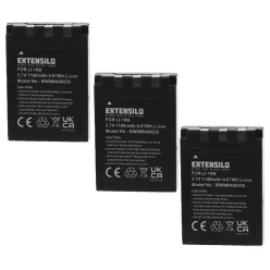 VHBW Battery Olympus Li-10B, Li-12B - 1100 mAh 3.7 V Li-Ion
