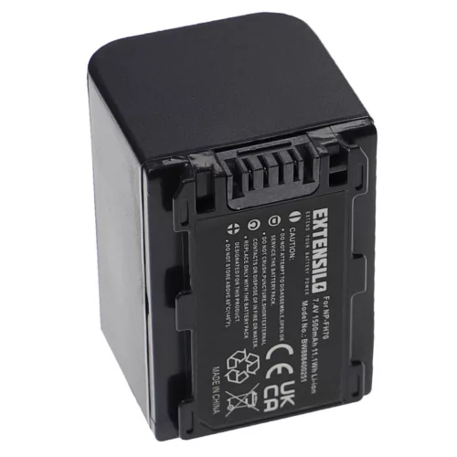 VHBW Kamera Akku NP-FH70 - 1500 mAh 7,4 V Li-Ion