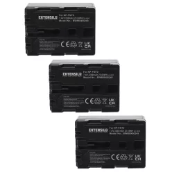   VHBW Camera Battery NP-FM55H, NP-FM91, NP-FM90, NP-FM70, NP-FM50, NP-FM30 - 3200 mAh 7.4 V Li-Ion