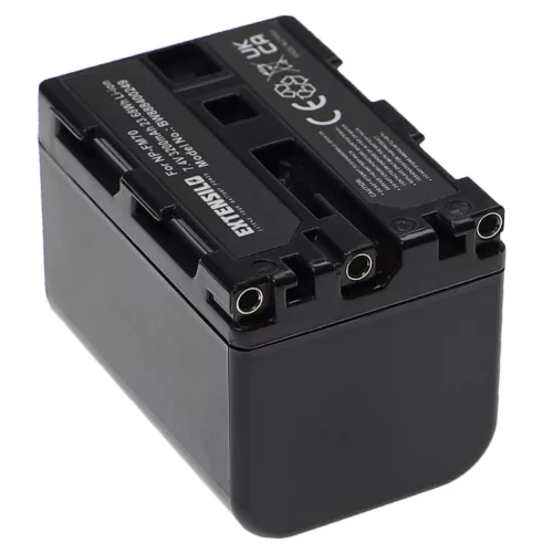 VHBW Camera Battery NP-FM55H, NP-FM91, NP-FM90, NP-FM70, NP-FM50, NP-FM30 - 3200 mAh 7.4 V Li-Ion