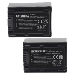   2x Akku ersetzt Sony NP-FV50, NP-FH71, NP-FV100, NP-FV70, NP-FH100, NP-FH50 - 1640mAh, 7.2V, Li-Ion