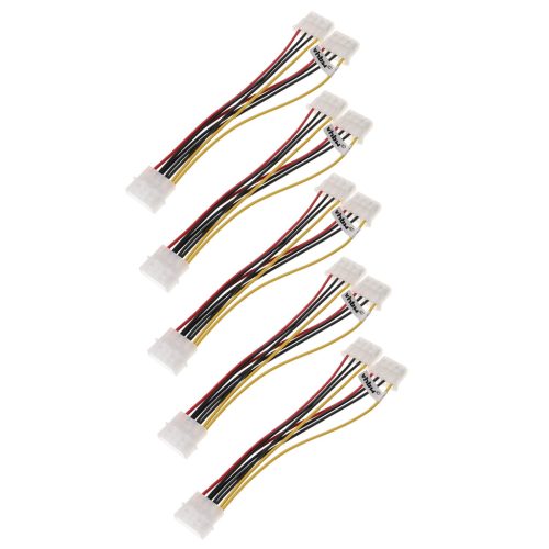 VHBW Stromkabel 2x Molex Buchse - IDE Y Stromkabel, 18 cm