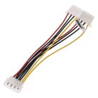 VHBW Stromkabel 2x Molex Buchse - IDE Y Stromkabel, 18 cm