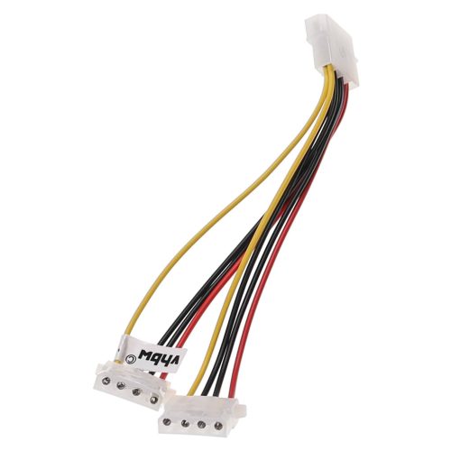 VHBW Stromkabel 2x Molex Buchse - IDE Y Stromkabel, 18 cm