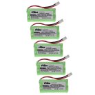 VHBW Cordless Phone Battery 55AAAHR2BMX, 220436C1, 41AAAH2BMX, 220382C1 - 800 mAh 2.4 V NiMH