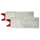 VHBW Mop Head for Vileda 1-2 Spray Mop - microfiber, white, gray