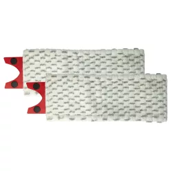   VHBW Mop Head for Vileda 1-2 Spray Mop - microfiber, white, gray