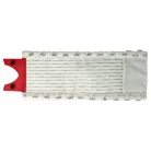 VHBW Mop Head for Vileda 1-2 Spray Mop - microfiber, white, gray