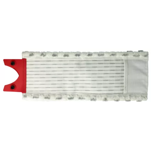 VHBW Mop Head for Vileda 1-2 Spray Mop - microfiber, white, gray