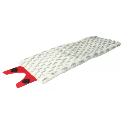 VHBW Mop Head for Vileda 1-2 Spray Mop - microfiber, white, gray