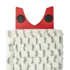 VHBW Mop Head for Vileda 1-2 Spray Mop - microfiber, white, gray