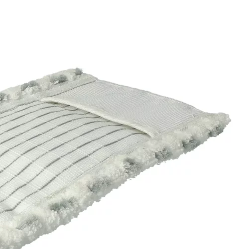 VHBW Mop Head for Vileda 1-2 Spray Mop - microfiber, white, gray
