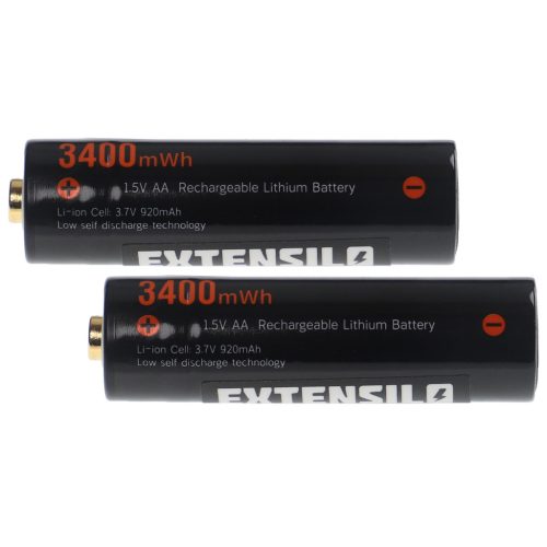 VHBW AA Mignon Akkumulátor - 920 mAh 3,7 V Li-Ion