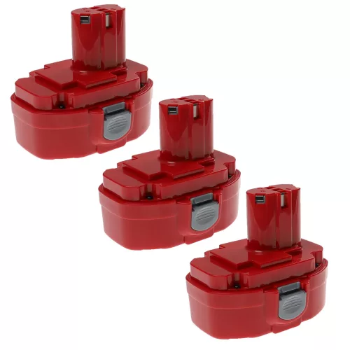 VHBW Electric Tool Battery Makita 1835, 1822, 1833, 1823, 1835F, 1834 - 3300 mAh 18 V NiMH