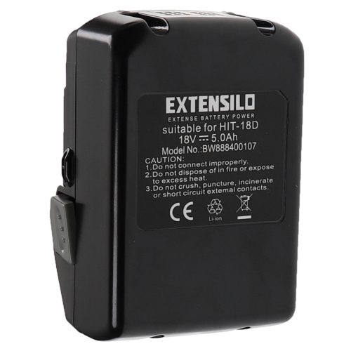 VHBW Electric Tool Battery 33055, 330068, 330067, 330139 - 5000 mAh 18 V Li-Ion