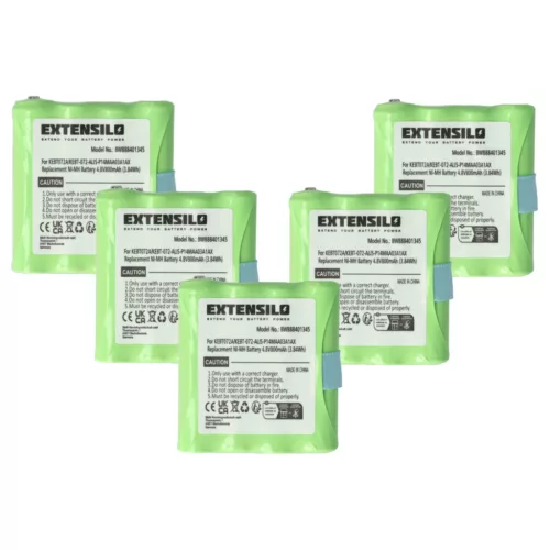 VHBW Radio Battery KEBT072A, BATT4R, BATT-4R, KEBT-072-A - 800 mAh 4.8 V NiMH