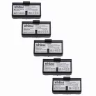 VHBW Wireless Headphone Battery Replacement for Sennheiser BA90, E90, E180 - 60 mAh 2.4 V NiMH