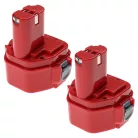 2x Battery replaces Klauke RA3, RA5, RA4 Electric Power Tool - 3300 mAh, 12 V, NiMH