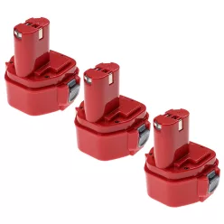   3x Battery replaces Klauke RA3, RA5, RA4 Electric Power Tool - 3300 mAh, 12 V, NiMH