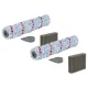 VHBW Vacuum Cleaner Accessory Set Leifheit 11918 Replacement - Foam Filter, Brush Roller - 4 pcs