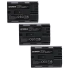 VHBW Kamera Akku BP-535, BP-512, BP-511A, BP-522, BP-514, BP-511, BP-508 - 1900 mAh 7,4 V Li-Ion