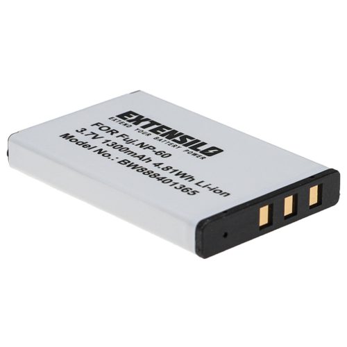 2x Akku ersetzt Casio NP-30 - 1300mAh, 3.7V, Li-Ion