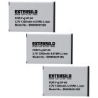 3x Akku ersetzt Casio NP-30 - 1300mAh, 3.7V, Li-Ion