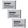 3x Akku ersetzt Casio NP-30 - 1300mAh, 3.7V, Li-Ion