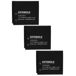 VHBW Akku Kodak Klic 7001 - 700 mAh 3,7 V Li-Ion