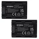 VHBW Battery Sony NP-FH70, NP-FH40, NP-FH100, NP-FH50 - 650 mAh 7.2 V Li-Ion