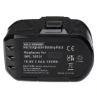 VHBW Electric Tool Battery Ryobi BPL1815, ABP1803, ABP1801, BCP1817/2SM - 7500 mAh 18 V Li-Ion