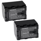 VHBW Camera Battery JVC BN-VG121SU, BN-VG121, BN-VG121E, BN-VG121AC, BN-VG121U - 2670 mAh 3.6 V Li-Ion