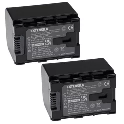   VHBW Camera Battery JVC BN-VG121SU, BN-VG121, BN-VG121E, BN-VG121AC, BN-VG121U - 2670 mAh 3.6 V Li-Ion