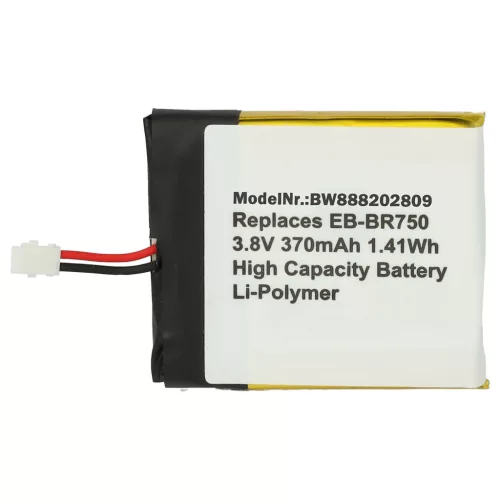 VHBW Smartwatch Akku EB-BR750ABE, EB-BR750 - 370 mAh 3,8 V Li-Polymer