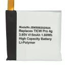 VHBW Smartwatch Akku SP452929SF - 415 mAh 3,85 V Li-Polymer