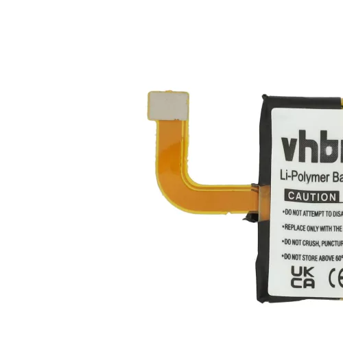 VHBW Smartwatch Battery 1ICP5/25/28, Hb442528EBC - 300 mAh 3.8 V Li-polymer