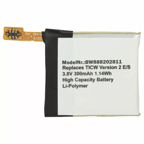 VHBW Smartwatch Akku SP382728SE - 300 mAh 3,8 V Li-Polymer