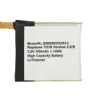 VHBW Smartwatch Akku SP382728SE - 300 mAh 3,8 V Li-Polymer