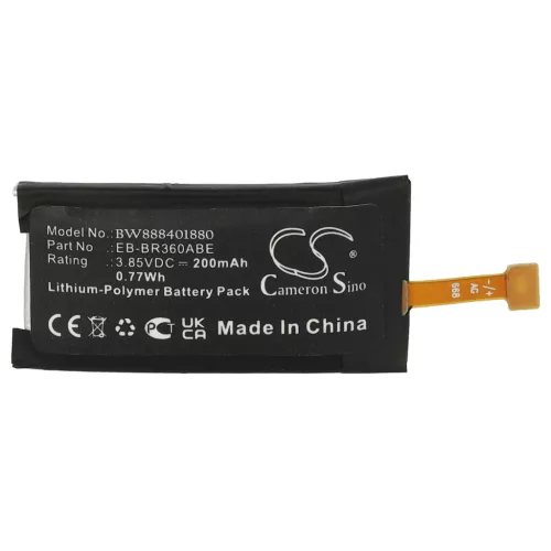 VHBW Smartwatch Battery GH43-04611B, EB-BR360ABE - 200 mAh 3.85 V Li-polymer