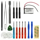 VHBW Smartwatch Battery LSSP281324AB - 110 mAh 3.7 V Li-polymer