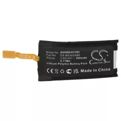   VHBW Smartwatch Akku GH43-04770A, EB-BR365ABE - 200 mAh 3,85 V Li-Polymer