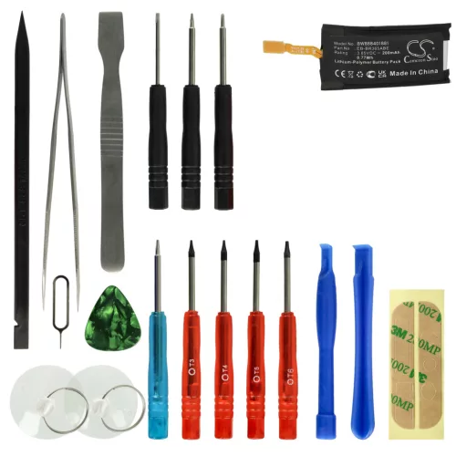 VHBW Smartwatch Akku GH43-04770A, EB-BR365ABE - 200 mAh 3,85 V Li-Polymer