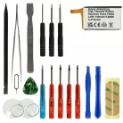 VHBW Smartwatch Akku R-41021555, 261827 - 150 mAh 3,85 V Li-Polymer