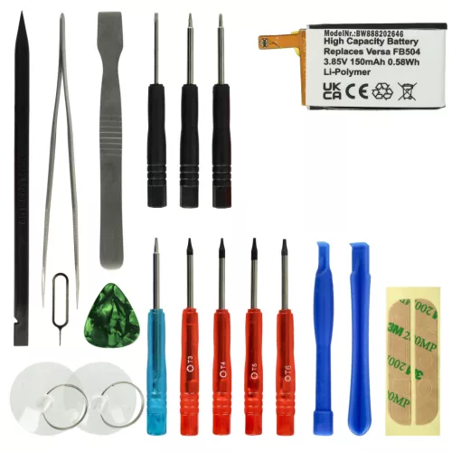 VHBW Smartwatch Akku R-41021555, 261827 - 150 mAh 3,85 V Li-Polymer