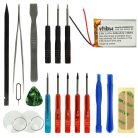 VHBW Smartwatch Akku 361-00126-00 - 420 mAh 3,8 V Li-Polymer