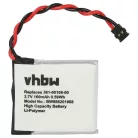 VHBW Smartwatch Akku 361-00108-00, 361-00108-01 - 160 mAh 3,7 V Li-Polymer